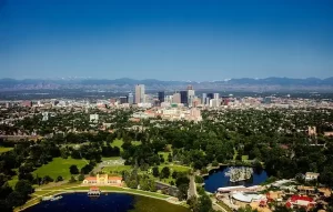Denver Colorado - broad view of city