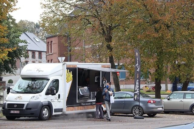 Food Truck-parked on strret