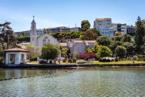 Oakland California - waterfront buildings