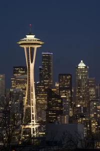 Seattle Washington - Space Needle and downtown