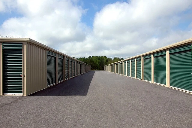 Storage Business-long rows of storage garages